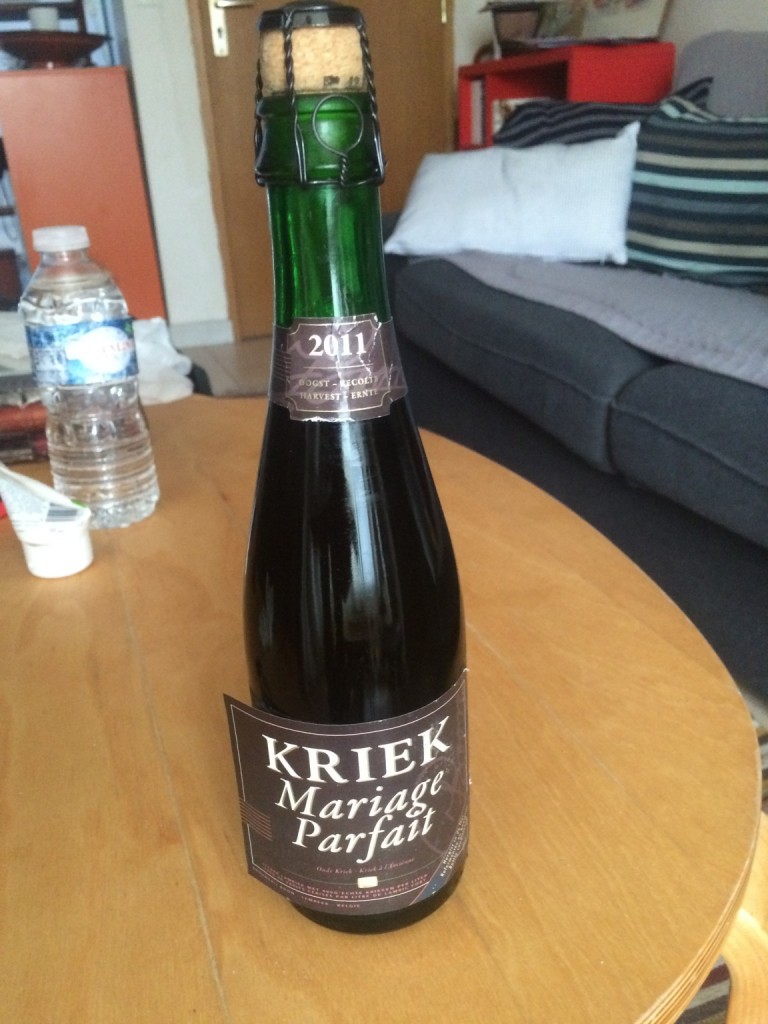 bottle of Boon Marriage Parfait Kriek 2011