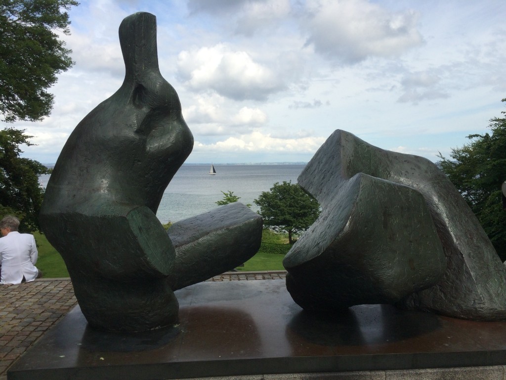 Henry moore sculpture at Lousiiana museum