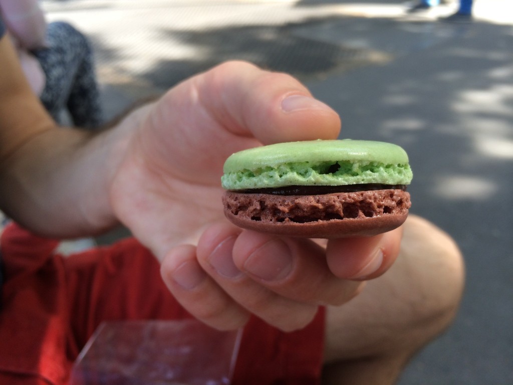 Pistachio macaron from Jean Paul Hevin