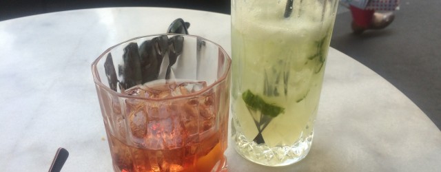 Green Beast and Sazerac at a La Françiase