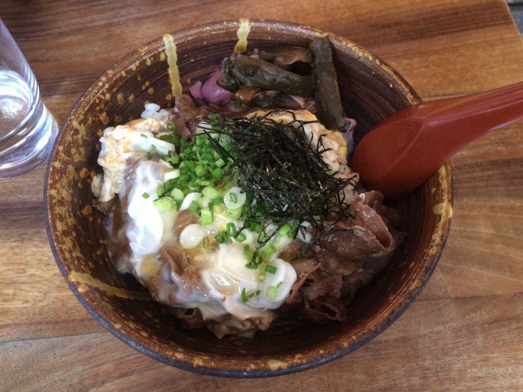 Gyudon bowl from Kunitoraya Paris