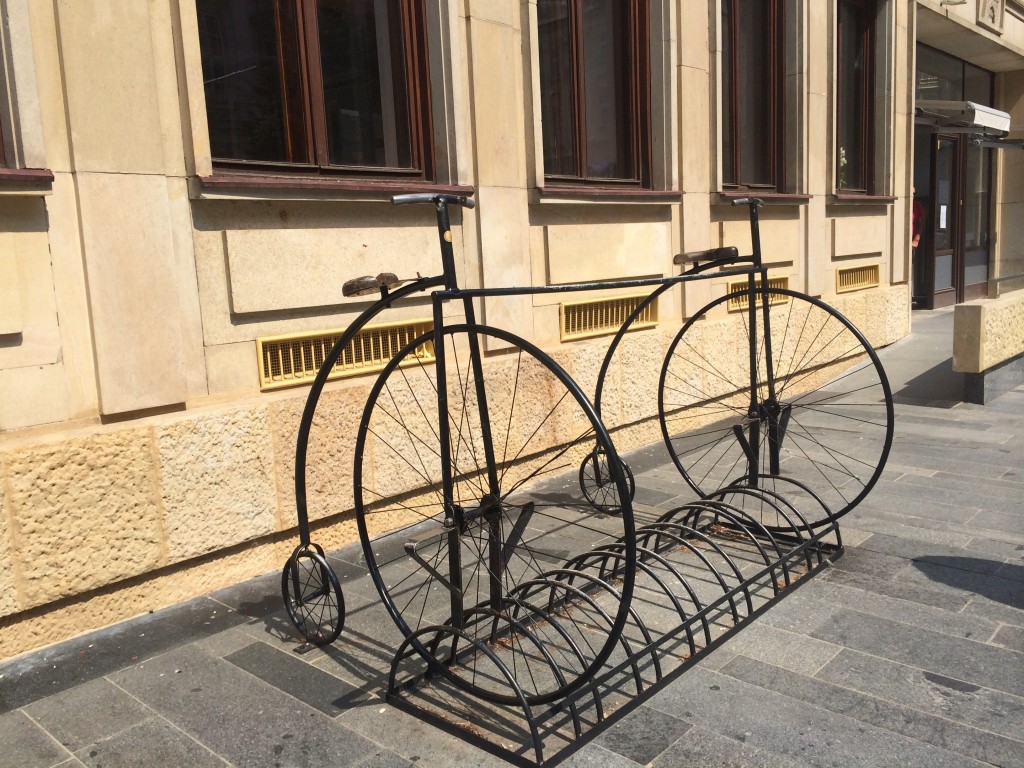 Hipster bike rack