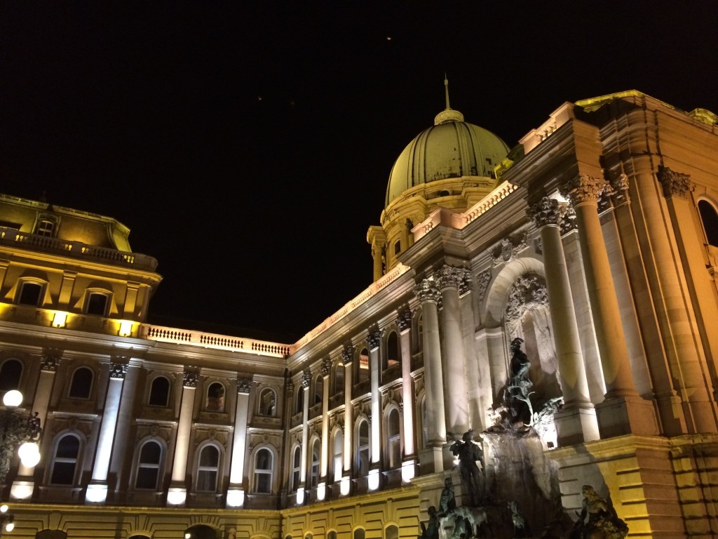 Buda Castle at night