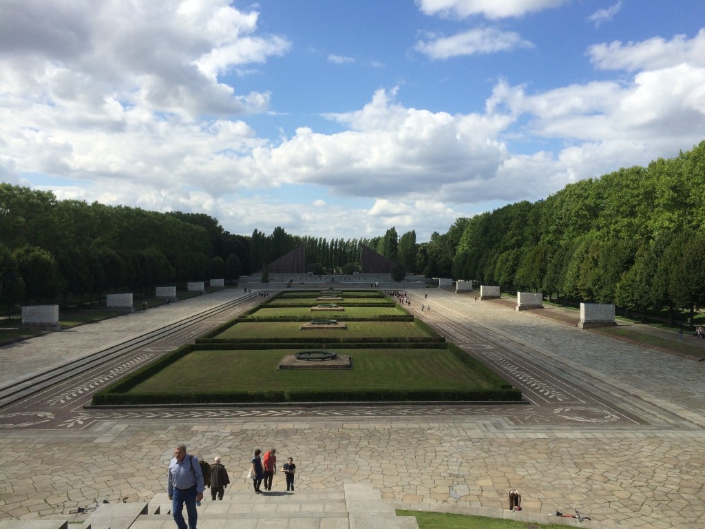 soviet war memorial plaza at treptower park, berlin