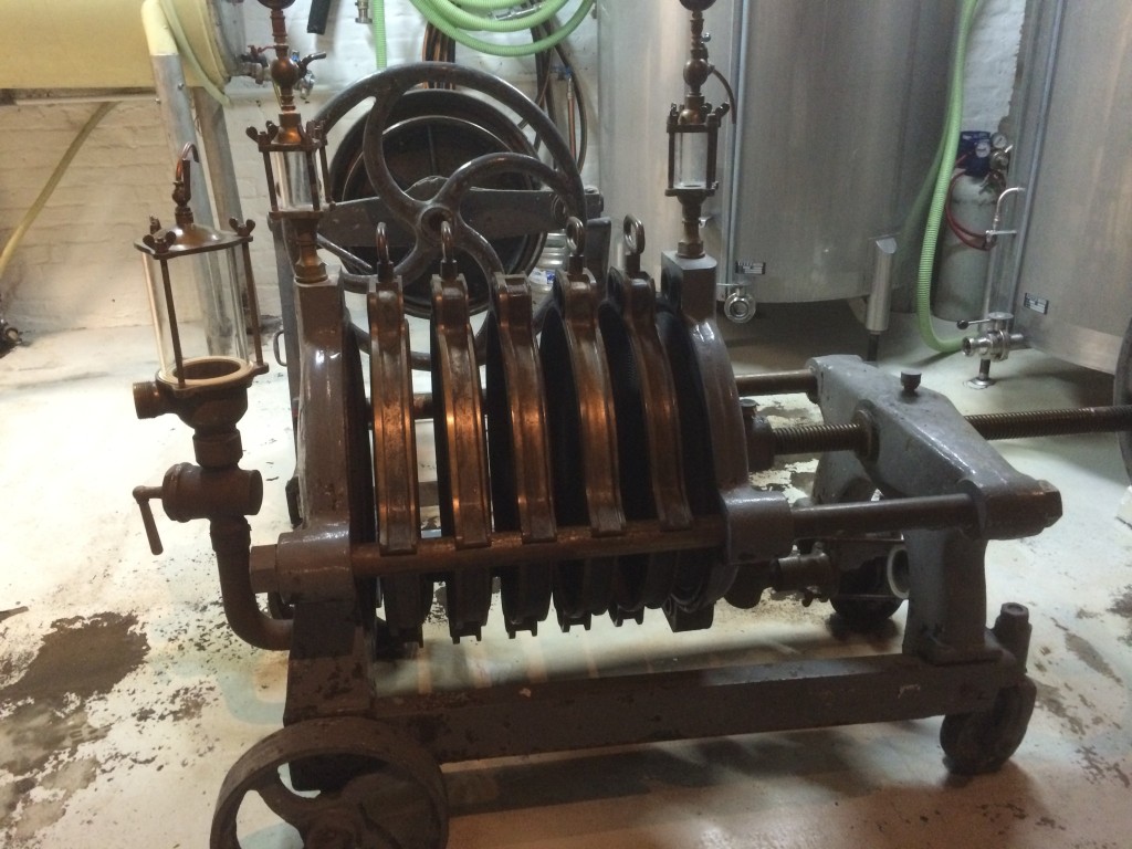 mystery device at cantillon brewery