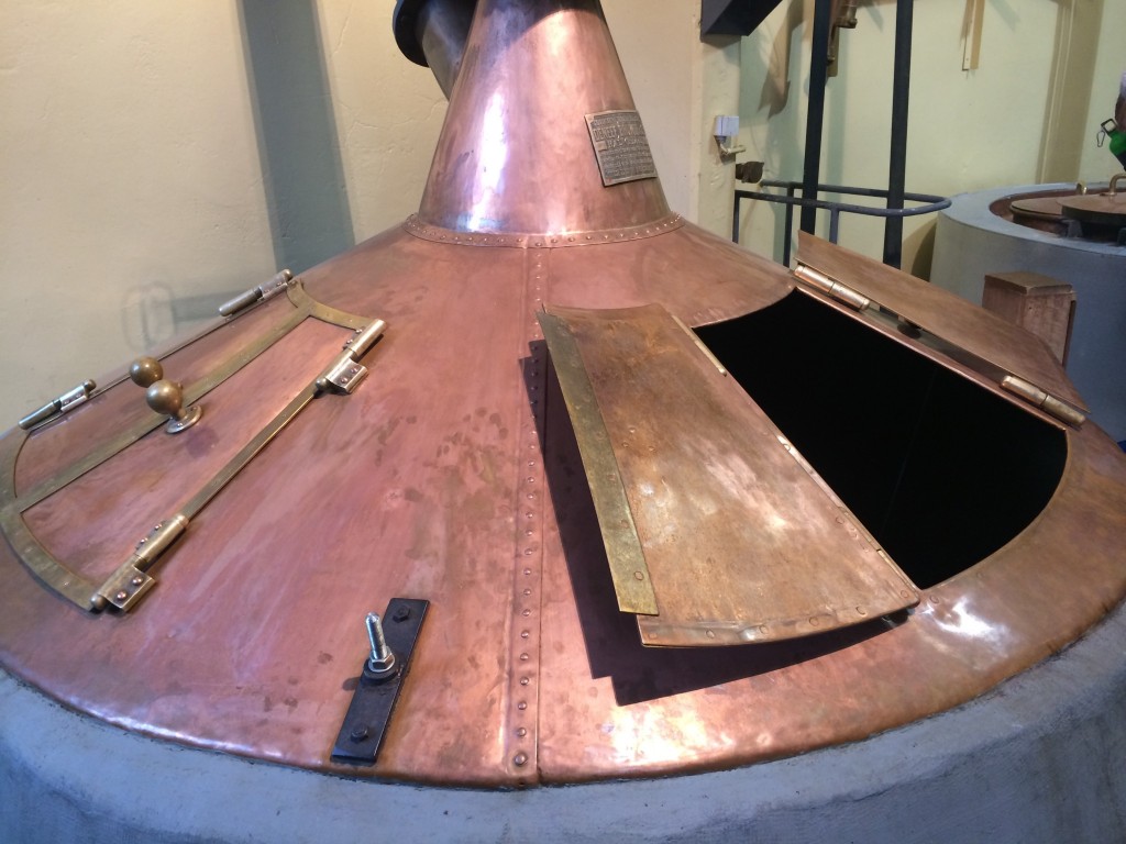 brew kettle at cantillon brewery